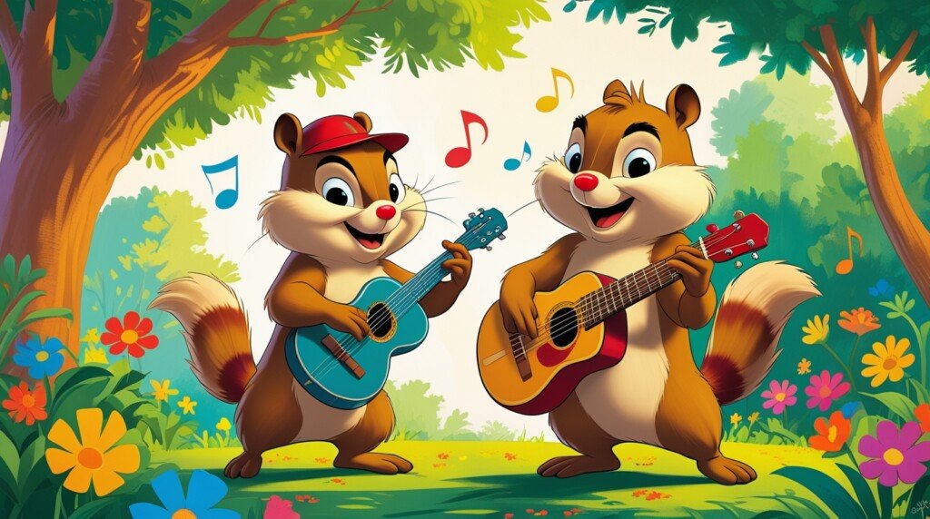Original Chip 'n' Dale Chipmunk Fun: Polly Wolly Doodle